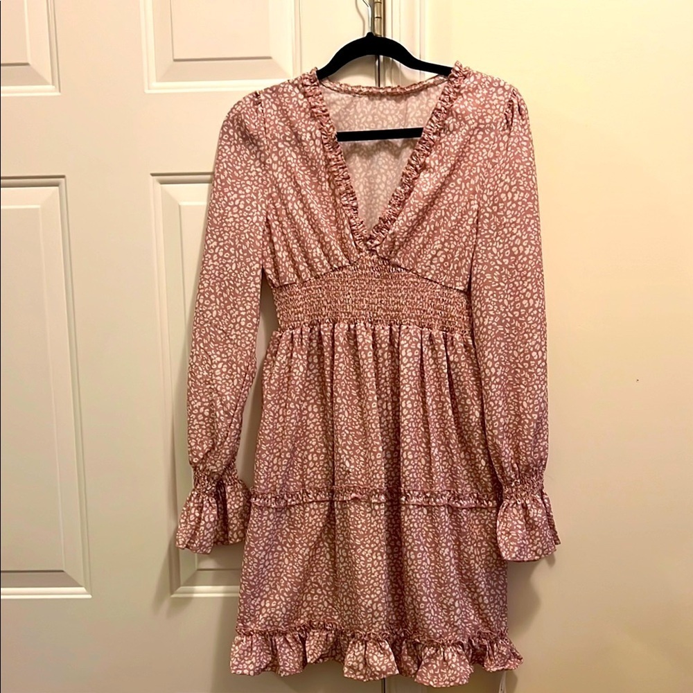 Long Sleeve Dress Maternity Mom Size M length 33 Pit to Pit 18